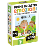 HEADU PRIMI INCASTRI EMOZIONI GIOCO EDUCATIVO BAMBINI 1-4 ANNI
