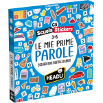 HEADU SCUOLA STICKERS LE MIE PRIME PAROLE GIOCO EDUCATIVO 3-6 ANNI